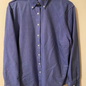 Lands end wrinkle resistant button shirt.